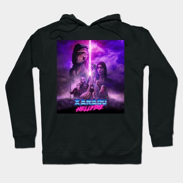 Xanadu Hellfire (Square Poster) Hoodie by bloodsuckajones